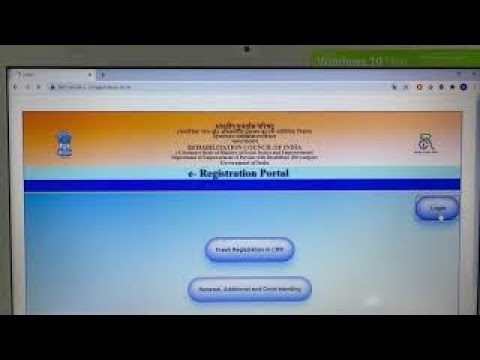 RCI e-portal registration and Renewal and e-certificate download