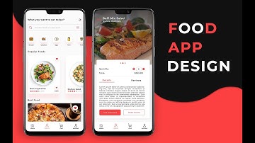 How to make food app ux ui  design in photoshop | photoshop app ux ui design tutorial