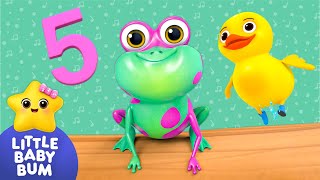 5 little frogs ducks little baby bum nursery rhymes 123