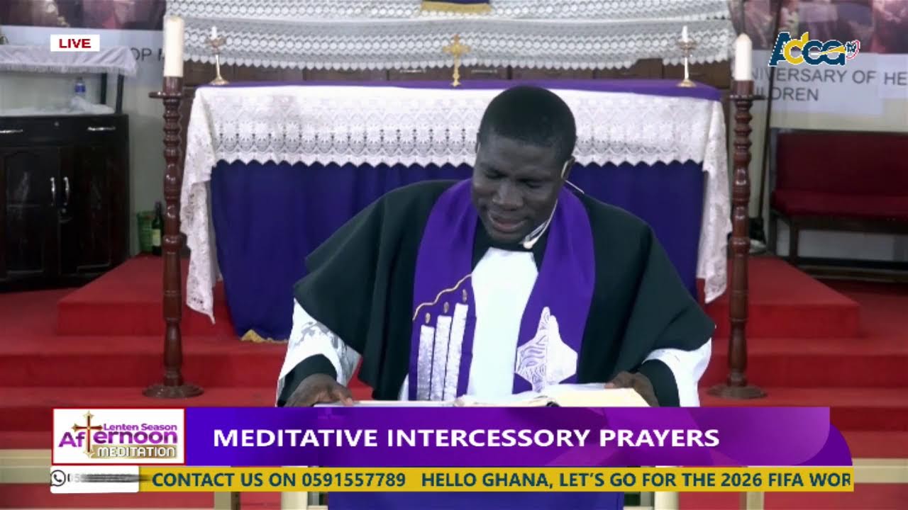 LENTEN SEASON AFTERNOON MEDITATION DAY 10 WITH REV’D FR. DR. CLEMENT KOTEI VANDERPUYE