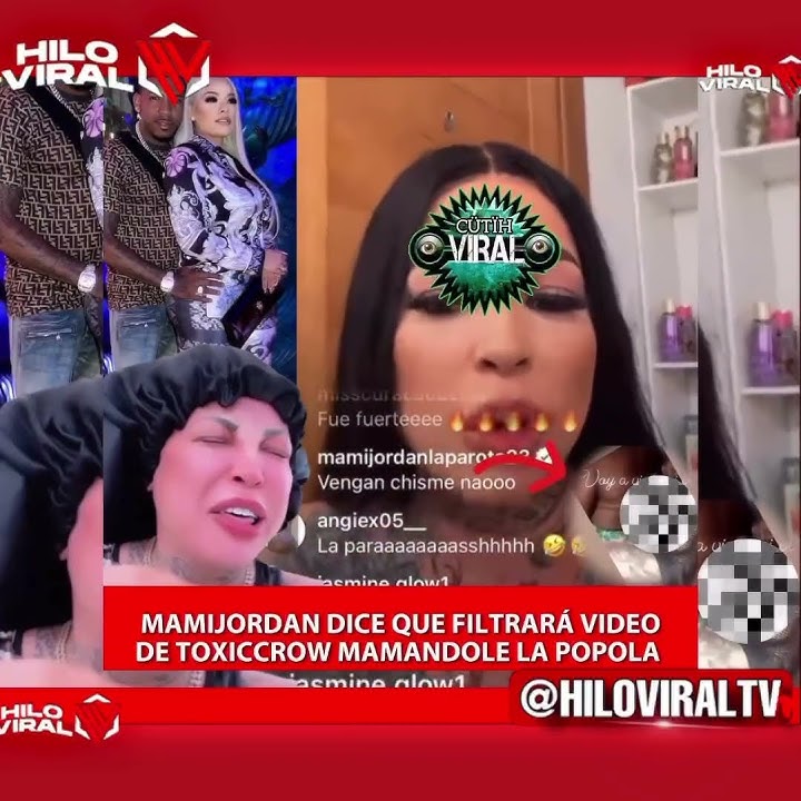 Mami Jordan Dice filtrara vídeo de toxic crow mamando le p@p@ l@