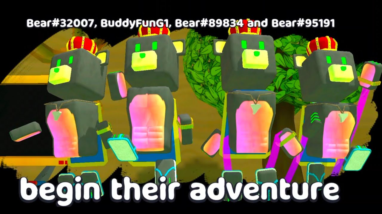 Rainbow Bear Squad Outfit in Multiplayer Super Bear Adventure Gameplay Walkthrough 