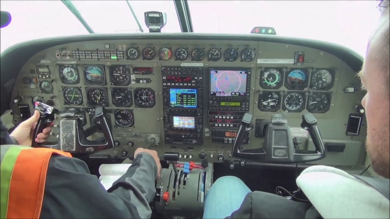 Flying from Barrow to Nuiqsut Airport Alaska at the top of Alaska