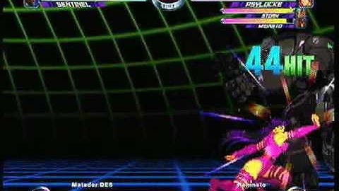 MvC2 Online (360): Matador DES (Scrub) vs Brett (MSP) 1 .:1.5.10:.