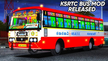 New KSRTC Bus Mod Released For Bus Simulator Indonesia || Bus Mod Bussid ||