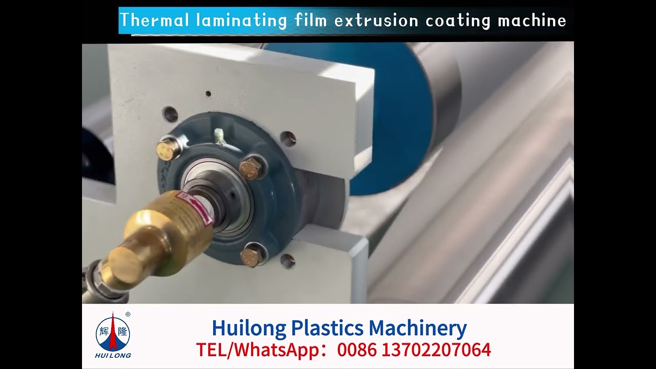 Thermal laminating film extrusion coating machine