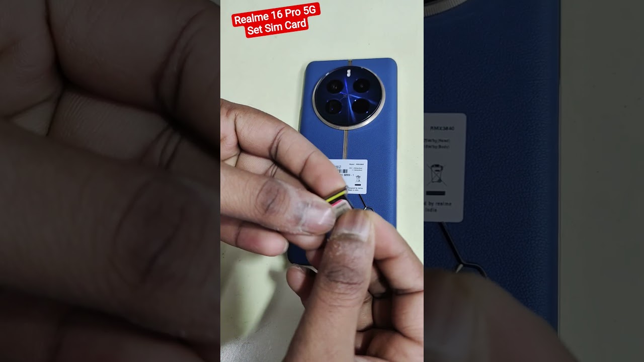 Realme 16 Pro 5G Set Sim Card | realme 16 Pro 5G | 