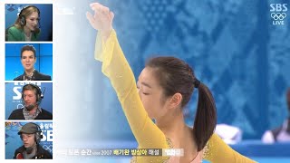 Yuna Kim 2014 Olympics SP Dress Rehearsal with Commentaries (SBS)