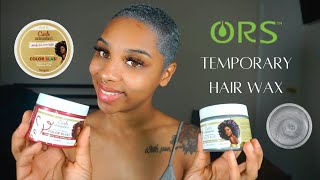 ORS Color Blast Temporary Hair Wax | Sangria and Grey Galaxy | The A.Niikole Image