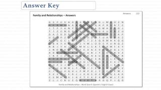 Sample Spanish Vocabulary Word Search Puzzle 1 Family screenshot 5