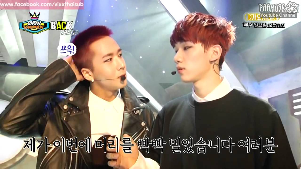 [TH SUB] 141018 VIXX - โชว์แชมป์แบคสเตจ