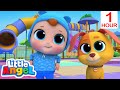Play Hide n Seek | Little Angel | Kids Cartoons &amp; Nursery Rhymes | Moonbug Kids