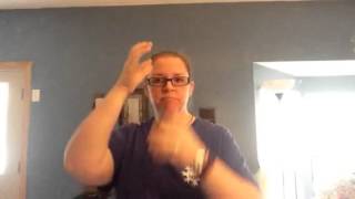 Asl tutor: "Peace like a River" children's song translating