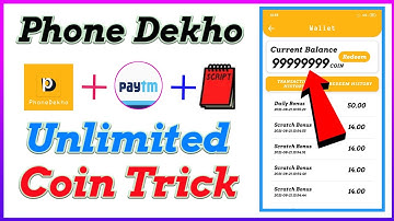 Phone Dekho Unlimited coins Adder Script !! Phone Dekho coin adder script !! script and Earn trick