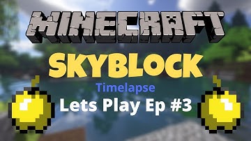 Minecraft Skyblock (Timelapse) | Ep 3 [Bedrock]