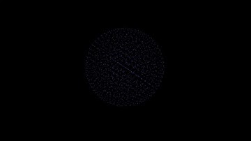 Fluid Simulation: zero gravity drop - particles