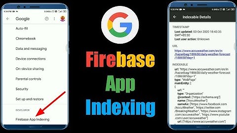 Firebase app indexing क्या होता है । Introducing Firebase App Indexing