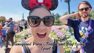 Disneyland Paris vlog- travel and day 1 (part 1) 🏰✨