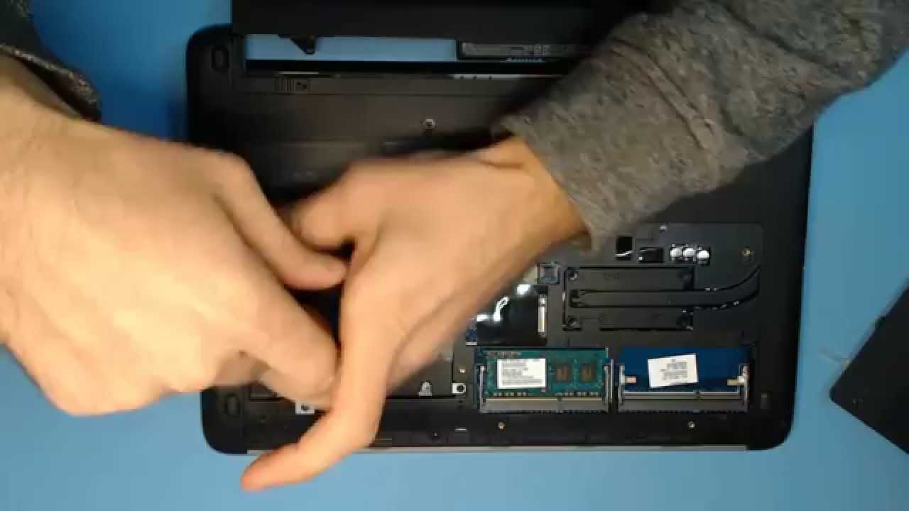 Ремонт ноутбука. Замена винчестера в ноутбуке HP ProBook 430 G2 - YouTube