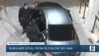 Burglars hit Hillsboro Village blow dry bar; 'we want to fight back...we’re spreading the word.'