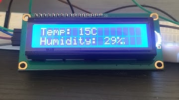 Beginner Arduino Project - DHT11 with LCD (I2C)