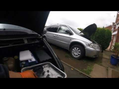 Chrysler 2.8 Engine Temperature Sensor Replacement /  Замена датчика температуры  двигатель Chrysler