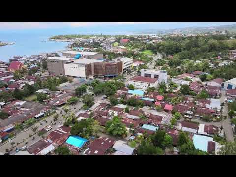 Swiss-belhotel Manokwari & MCM (Manokwari City Mall) dilihat dari udara