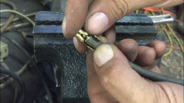 how to crimp or repair spark plug wires DIY do it yourself