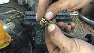 how to crimp or repair spark plug wires DIY do it yourself