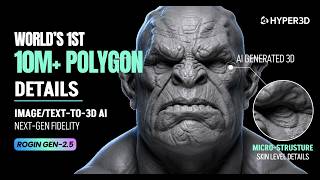 Introducing Hyper3D Rodin Gen-2.5: the Most Controllable Image/Text-to-3D AI