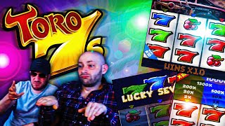 HUGE Win on TORO 7s Slot SUPER Bonus Buy with Special Guest!! screenshot 1