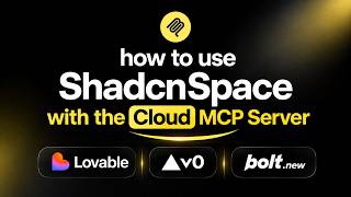 How to Connect @ShadcnSpace Cloud MCP Server to @lovable @Boltdotnew #v0