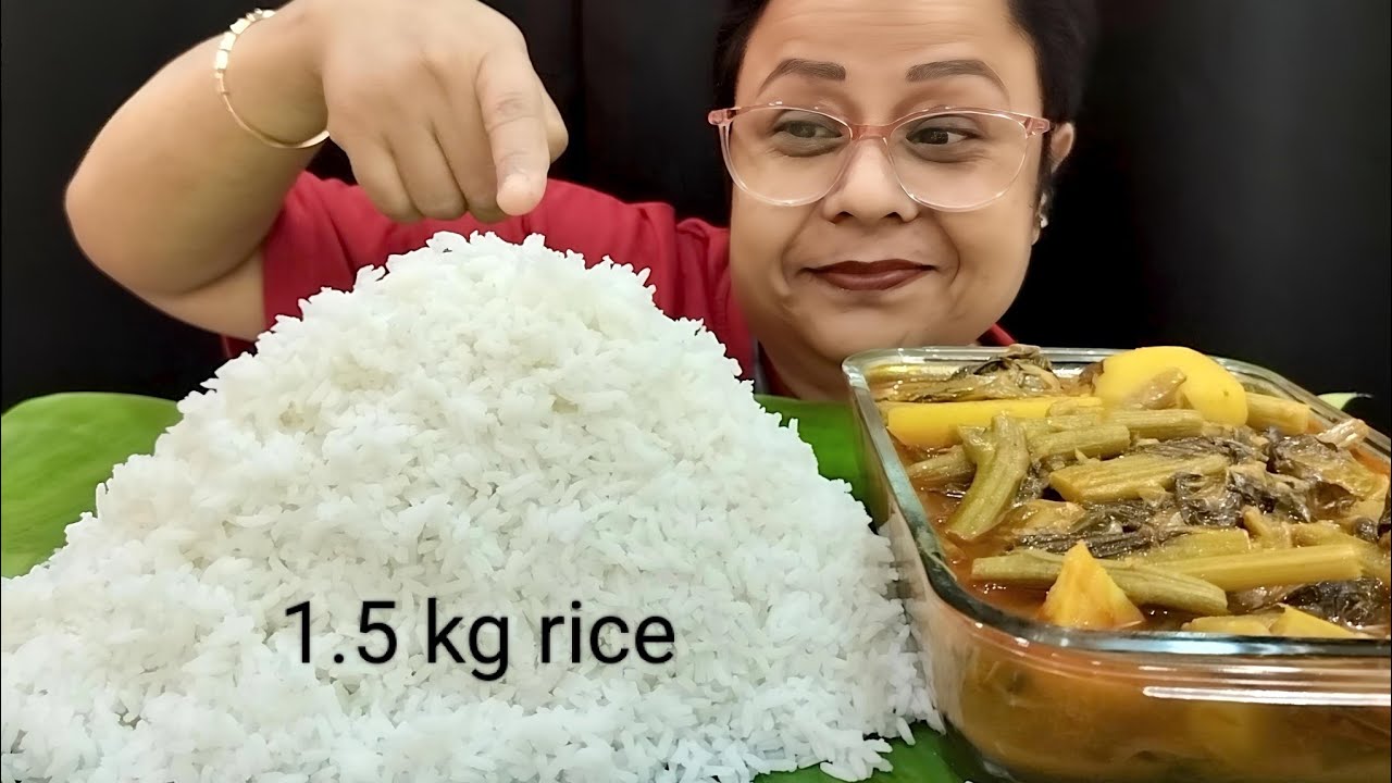 1.5 kg rice with dryfish curry (Shidol jhol)