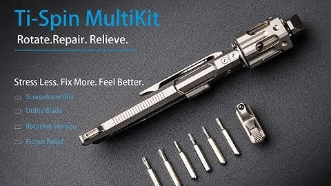 Now on Kickstarter: Ti-Spin MultiKit