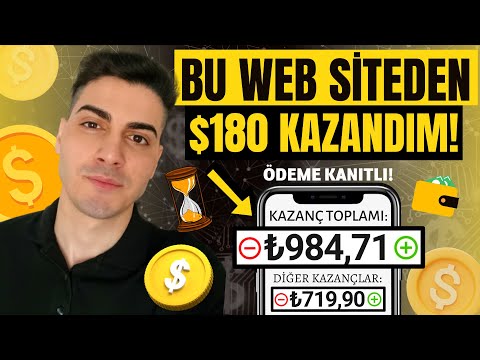 KULLANDIĞIM EN İYİ PARA KAZANMA SİTESİ 💰 ( $180 KAZANDIK! ) - İnternetten Para Kazanma Yolları 2022