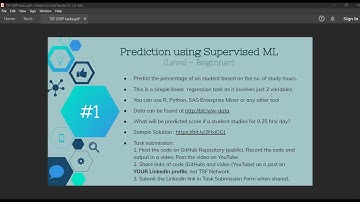 Prediction using Supervised Machine Learning || The Spark Foundation || GRIP MARCH TSF TASK 1