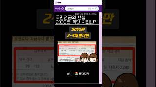 2030만 호구냐? 국민연금 진짜 현실