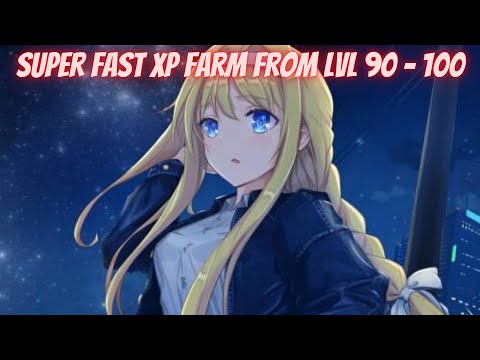 Sword Art Online Alicization Lycoris Fast Leveling Up Level 90 - 100 In 20 Minutes