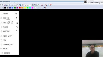 Identifying significant digits
