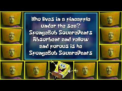 SpongeBob SquarePants Theme KARAOKE Lyric Video 