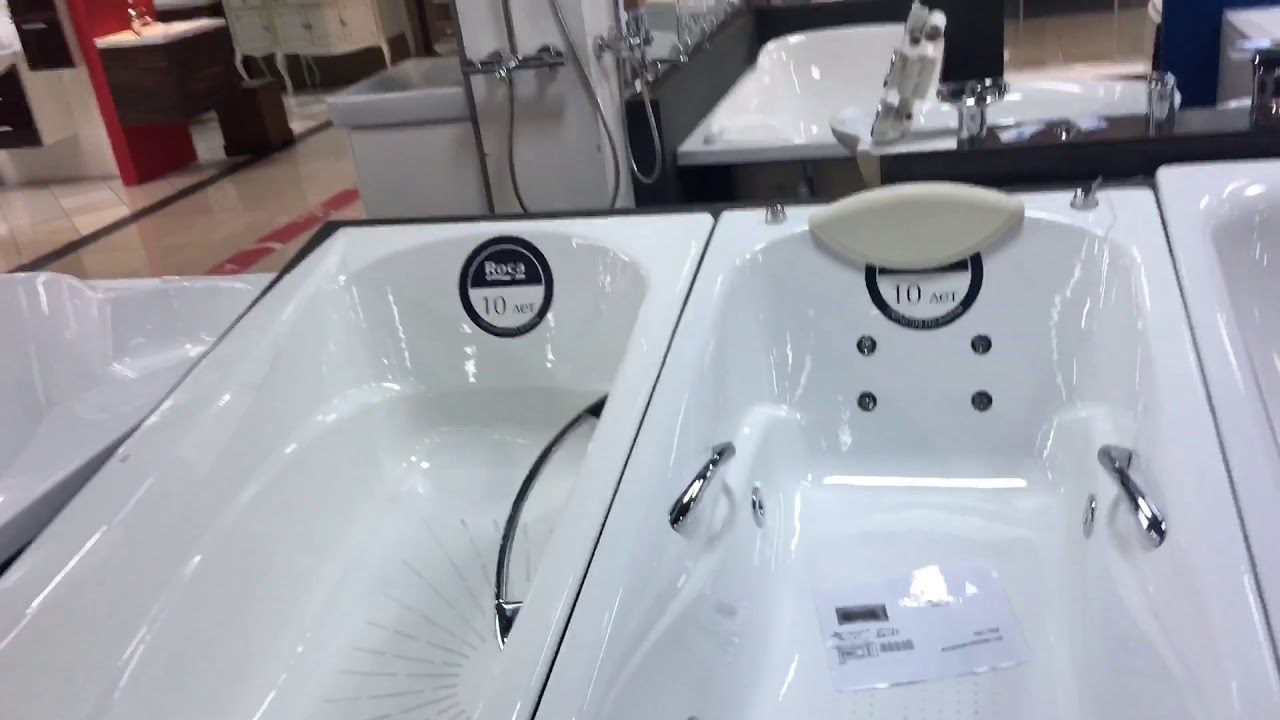 Обзор ванны Roca - YouTube