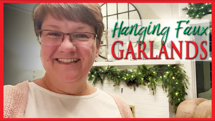 Hanging Faux Garlands - Simple Christmas Greenery ...