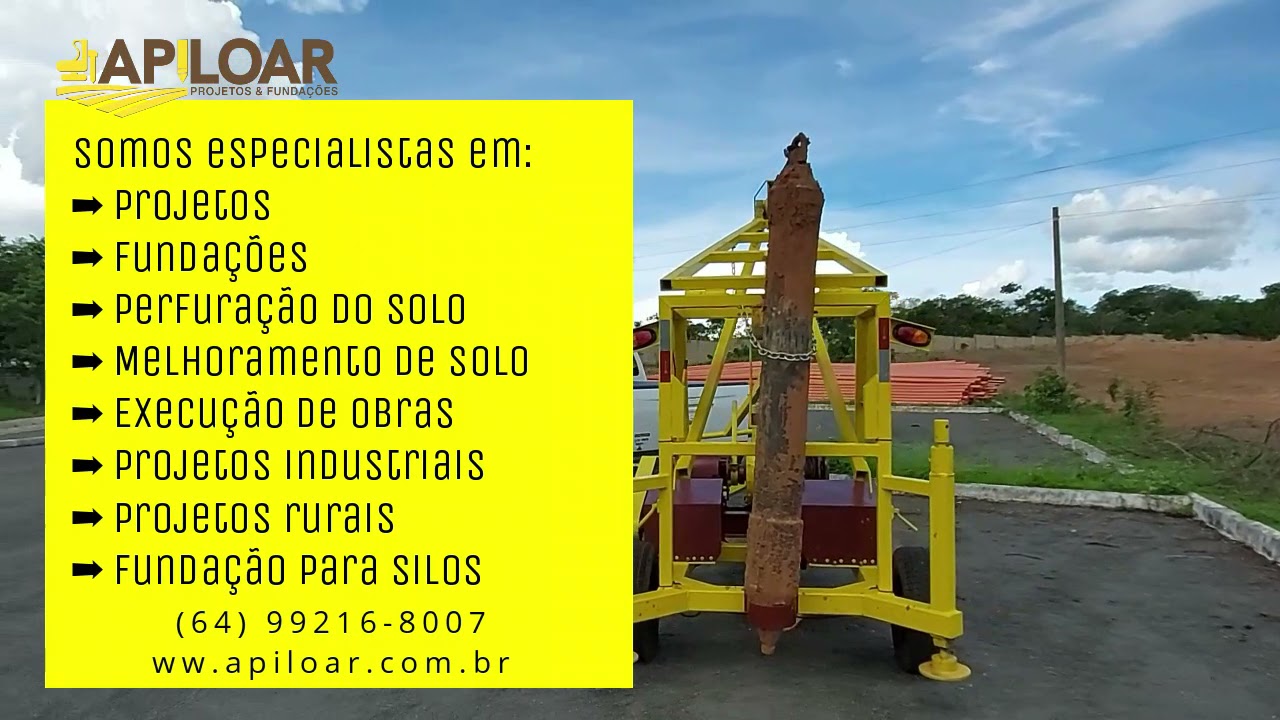 Bate Estaca  - Apiloar Projetos e Fundações