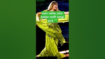 put your names in the comments! 💚#taylorswift #erastour #swiftie #fyp #foryou #foryoupage #viral