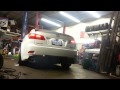 Lexus is250 HKS Lexus exhaust with Invidia midpipe!!!