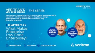 Celebrity #StayDigital Webinars | VERITRAN´S LOW-CODE STORIES - Chapter IV & V Profile