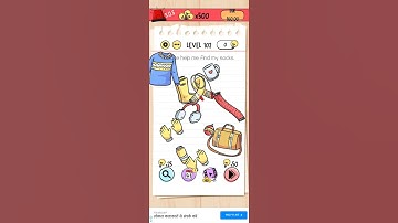 Brain test Please help me Find my socks.