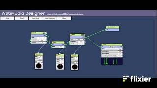 A synthesizer I made on Web Audio Designer