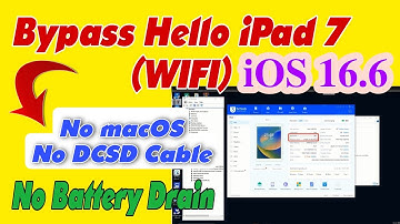 How I Bypass Hello Screen iPad Gen 7 (WIFI) Remotely | iOS 16.6 | No Need DCSD Cable | #vienthyhG