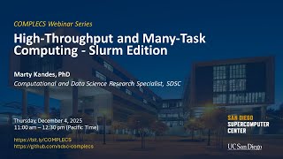 High-Throughput and Many-Task Computing - Slurm Edition (Batch Computing Part 3) Profile